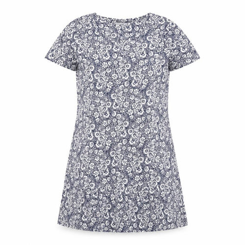 Marks and Spencer Womens Blue Floral Polyester Top Dress Size 8