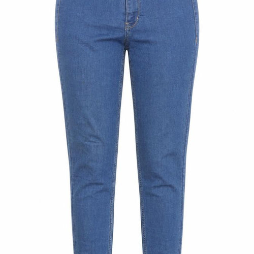 Divided Womens Blue Cotton Skinny Jeans Size 6 L27 in Regular Button