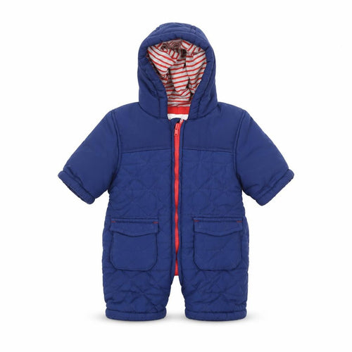 Mini Club Baby Blue Parka Snowsuit Size Newborn Zip