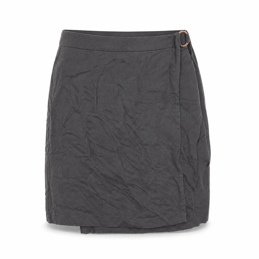 Marks and Spencer Womens Grey Lyocell Straight & Pencil Skirt Size 16
