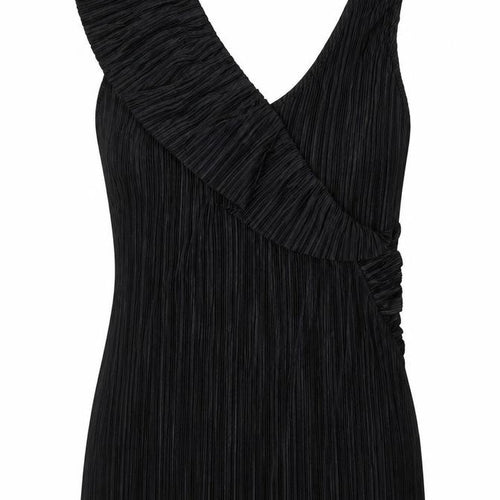 Mango Womens Black Polyester Basic Tank Size 4 Sweetheart