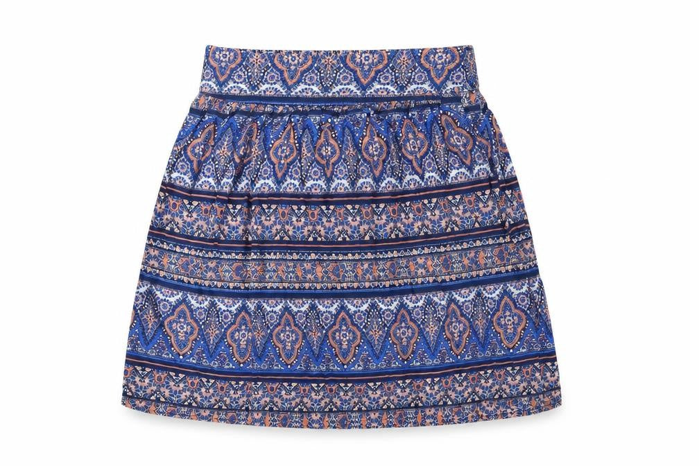 New Look Womens Multicoloured Geometric Viscose A-Line Skirt Size 8