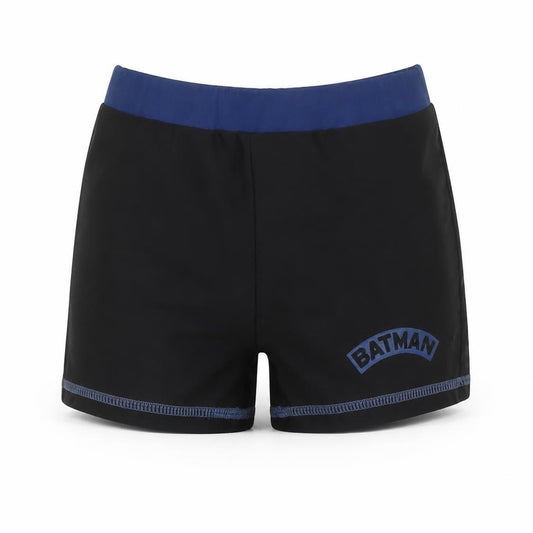 Batman Boys Black Nylon Sweat Shorts Size 4-5 Years Regular - Swim Shorts