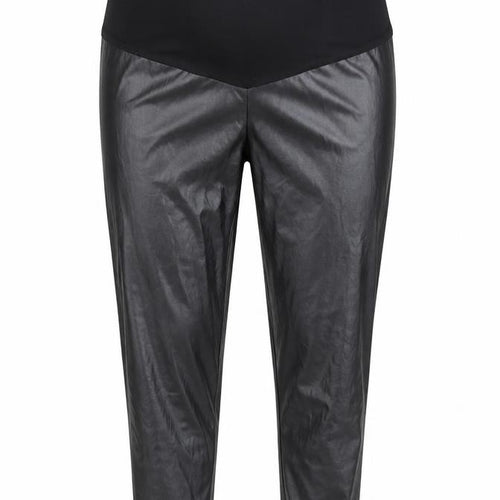Boohoo Womens Black Viscose Jogger Leggings Size 12 L26 in