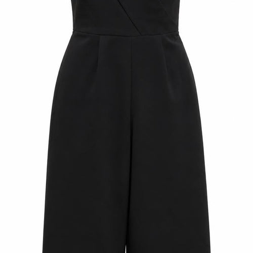 Preworn Womens Black Polyester Bodysuit One-Piece Size 8 L15 in Zip