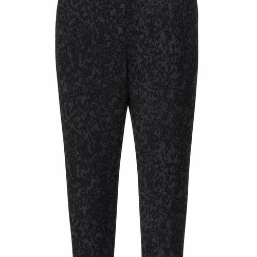 Marks and Spencer Womens Grey Animal Print Viscose Jogger Trousers Size 30 in L26 in Regular - Leopard Print Tregging