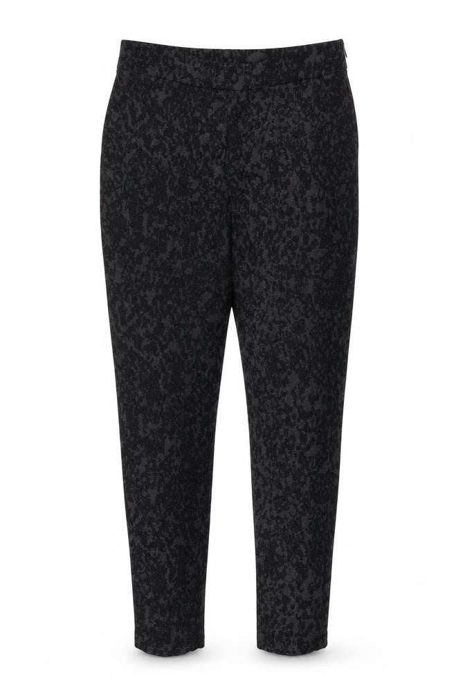 Marks and Spencer Womens Grey Animal Print Viscose Jogger Trousers Size 30 in L26 in Regular - Leopard Print Tregging
