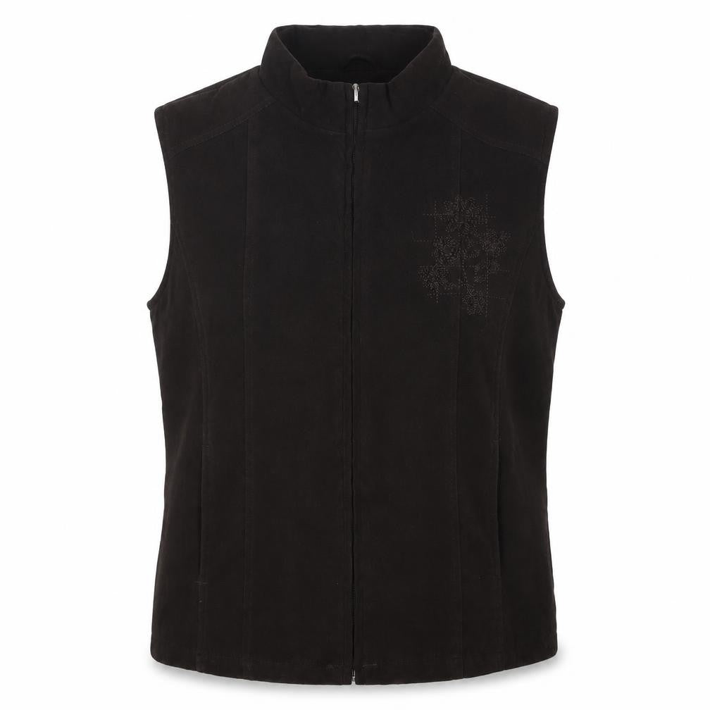 EMW Womens Brown Gilet Waistcoat Size L Zip