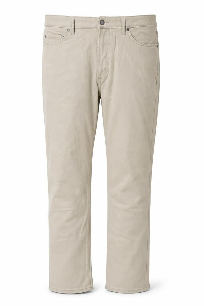 Marks and Spencer Womens Beige Cotton Skinny Jeans Size 42 in L31 in Regular Zip