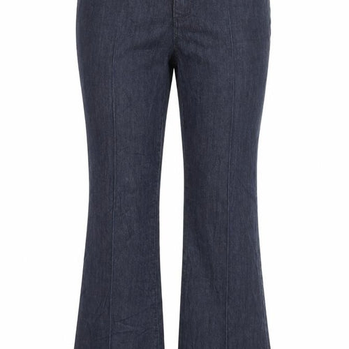 Dorothy Perkins Womens Blue Cotton Trousers Size 18 L27 in Regular Button
