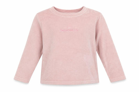 Hullabaloo Girls Pink Polyester Pullover Sweatshirt Size 4-5 Years Pullover - Positive Vibes