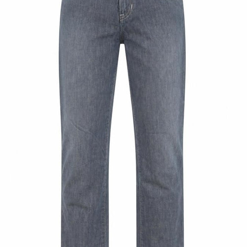 Preworn Womens Blue Cotton Straight Jeans Size 8 L30 in Regular Zip