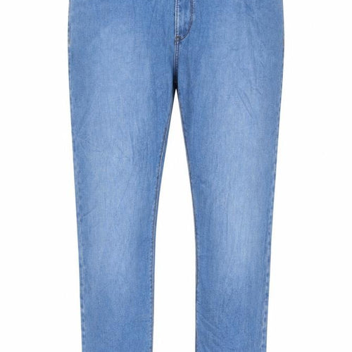 Marks and Spencer Womens Blue Cotton Skinny Jeans Size 38 L29 in Regular Button