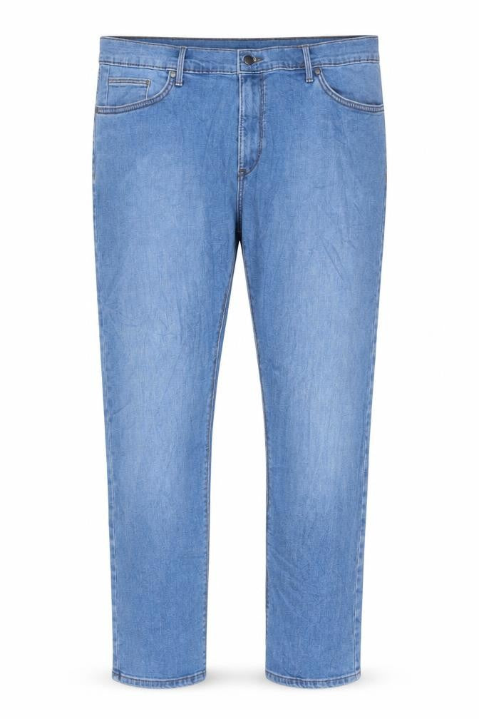 Marks and Spencer Womens Blue Cotton Skinny Jeans Size 38 L29 in Regular Button