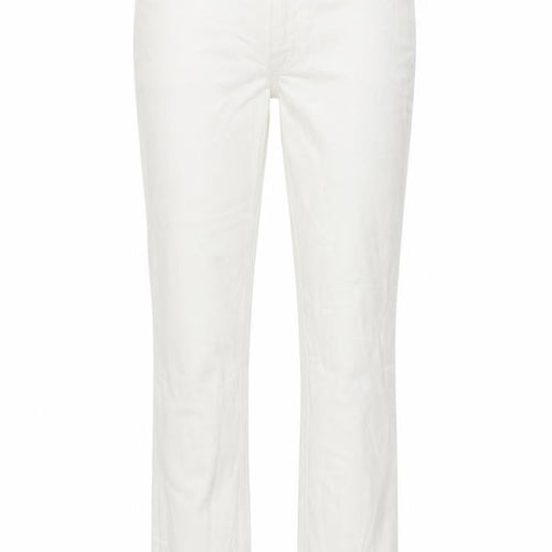 Marks and Spencer Womens White Cotton Skinny Jeans Size 8 L28 in Regular Button