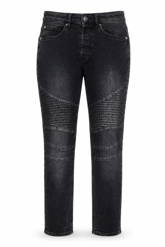 Preworn Womens Black Cotton Skinny Jeans Size 2XS L38 in Regular Zip