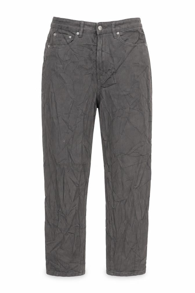 Divided by H&M Womens Grey Cotton Straight Jeans Size 8 L28 in Regular Zip