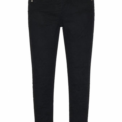 NEXT Girls Black Cotton Straight Jeans Size 11 Years Regular Zip