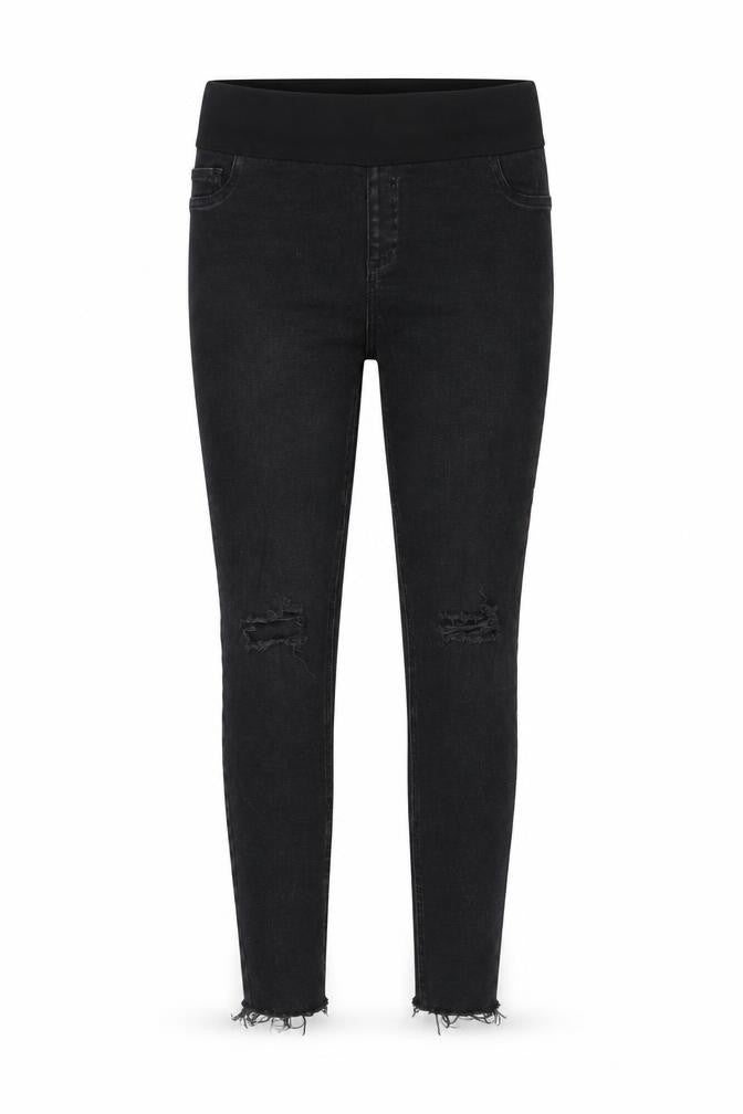 New Look Womens Black Cotton Skinny Jeans Size 10 L29 in Regular Drawstring