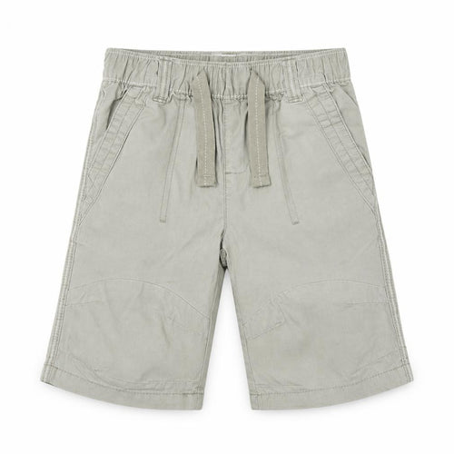 Next Boys Beige Cotton Cargo Shorts Size 5 Years L8 in Regular Drawstring