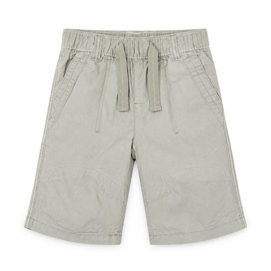 NEXT Boys Beige Cotton Cargo Shorts Size 5 Years L8 in Regular Drawstring