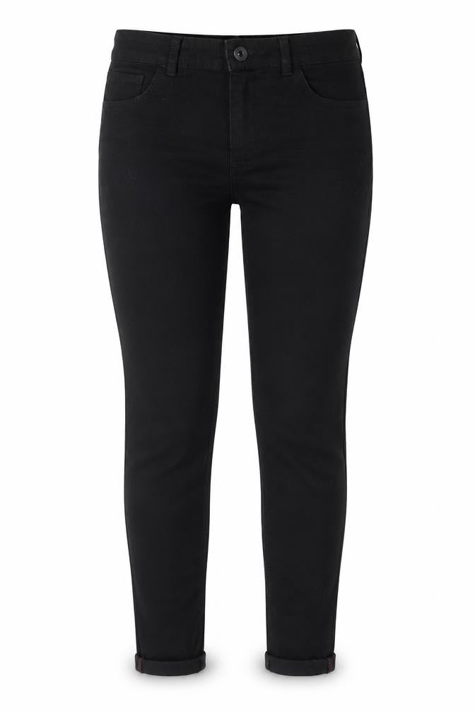 Studio Girls Black Cotton Skinny Jeans Size 12-13 Years Regular Button
