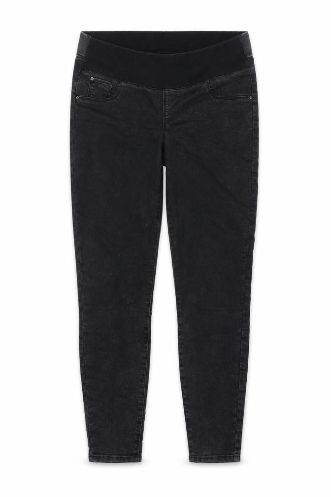 Matalan Womens Black Cotton Skinny Jeans Size 10 L37 in Regular