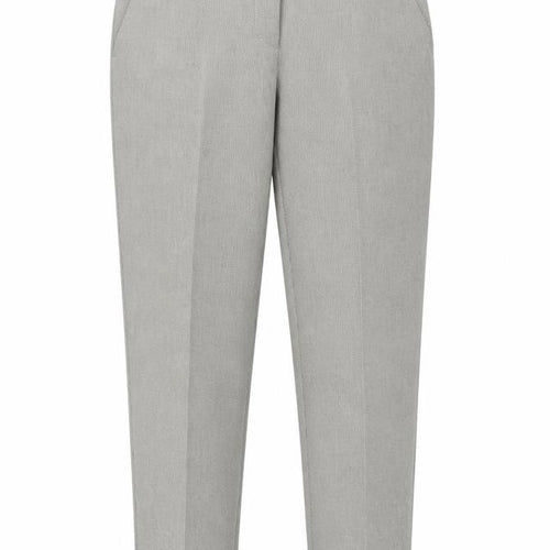 Dorothy Perkins Womens Grey Check Polyester Carrot Trousers Size 12 L26 in Regular Button