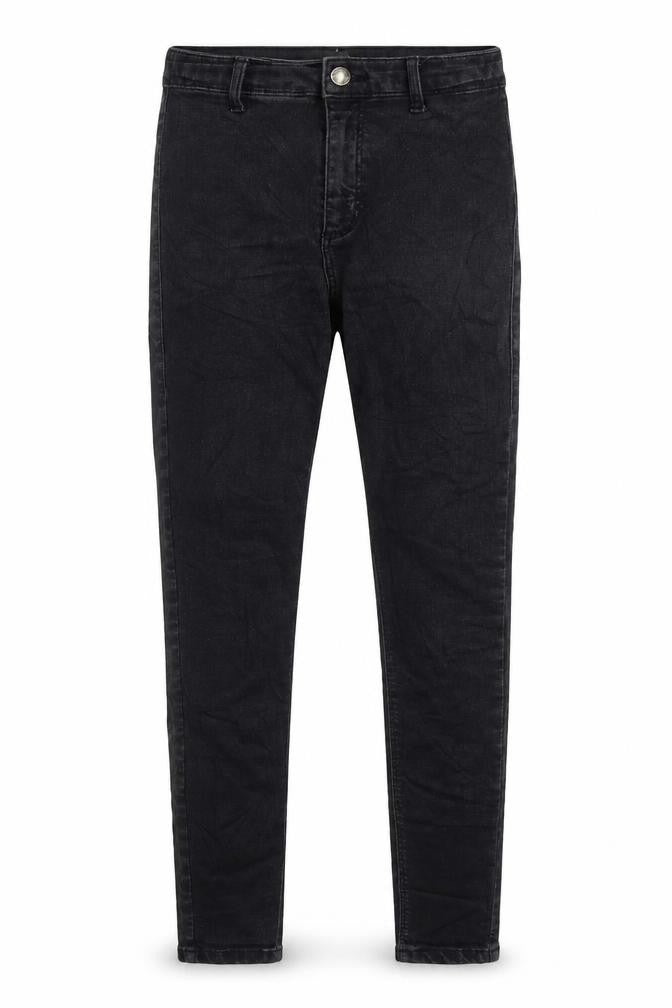 Topshop Mens Black Cotton Skinny Jeans Size 28 in L30 in Regular Zip