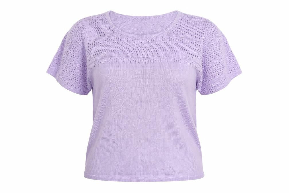 Damart Womens Purple Boat Neck Acrylic Pullover Jumper Size 10
