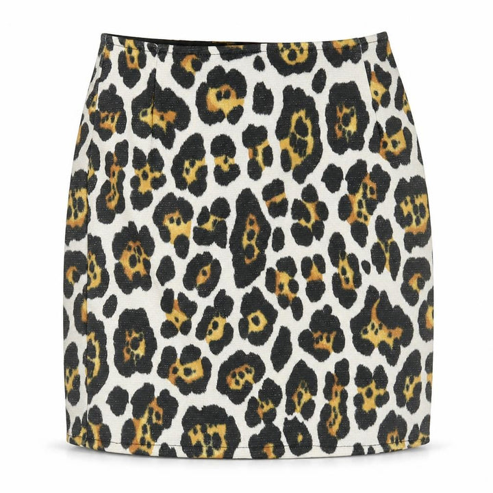 Hardy Puglia Womens Multicoloured Animal Print Polyester A-Line Skirt Size 6 Zip