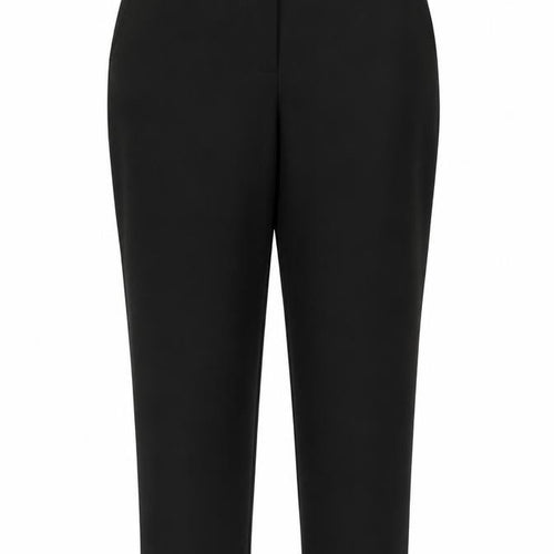Dorothy Perkins Womens Black Cotton Trousers Size 8 L25 in Regular Button