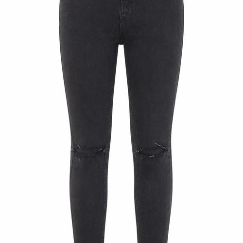 Hera Womens Black Cotton Skinny Jeans Size 30 in L29 in Regular Button