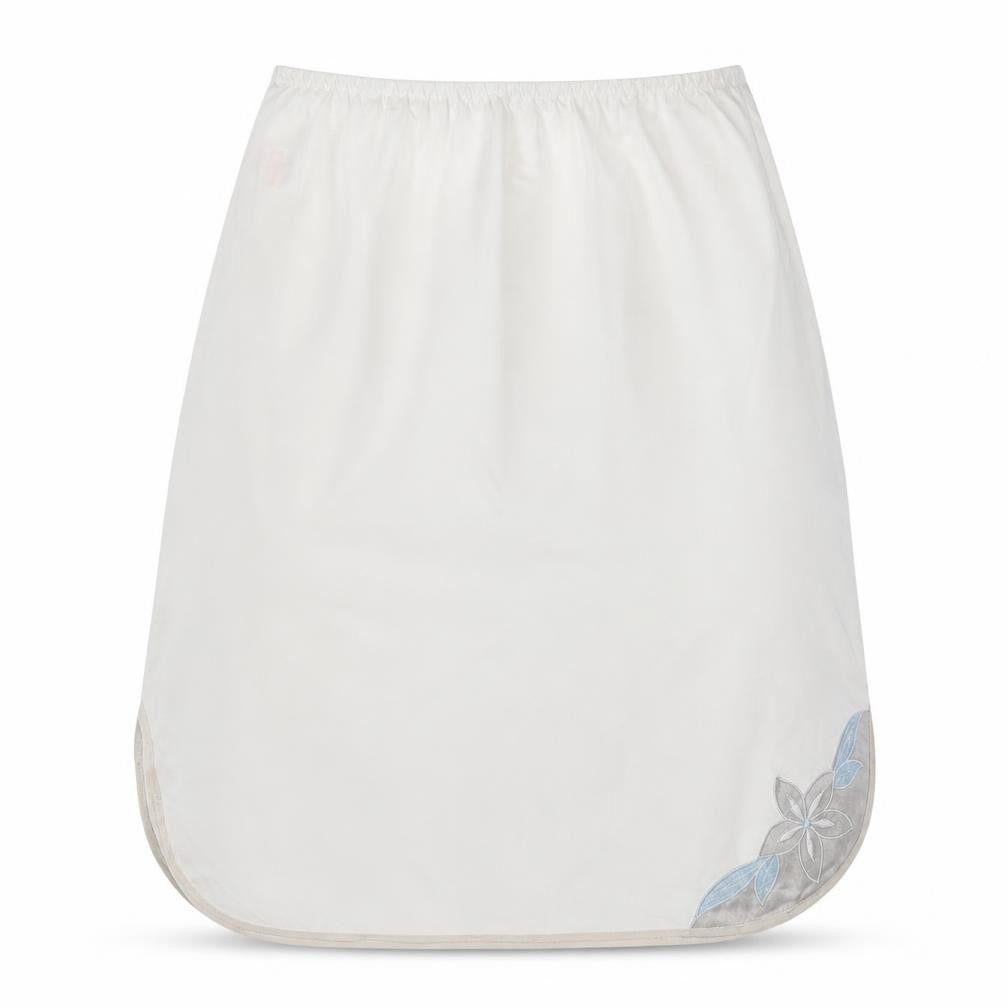 St Michael Womens White Floral Polyester Pettiskirt Skirt Size 10