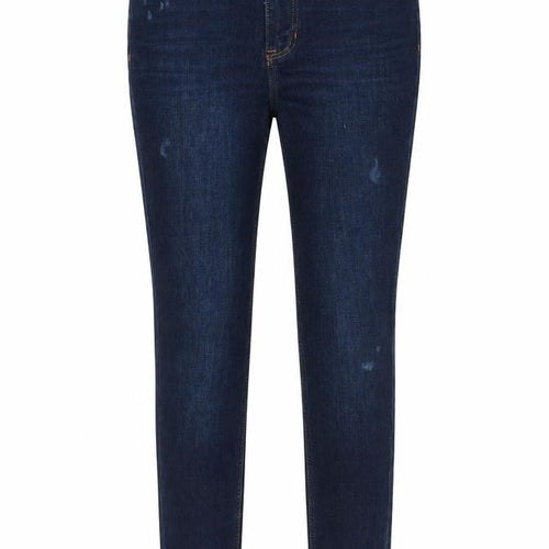 Marks and Spencer Womens Blue Cotton Skinny Jeans Size 10 L31 in Regular Button