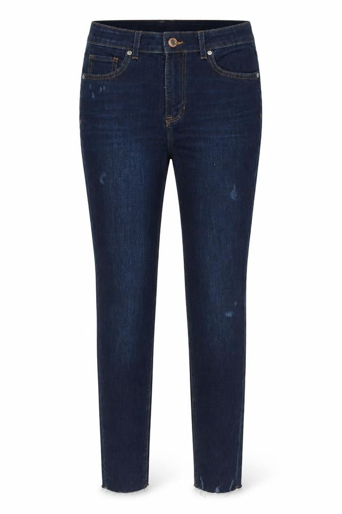 Marks and Spencer Womens Blue Cotton Skinny Jeans Size 10 L31 in Regular Button