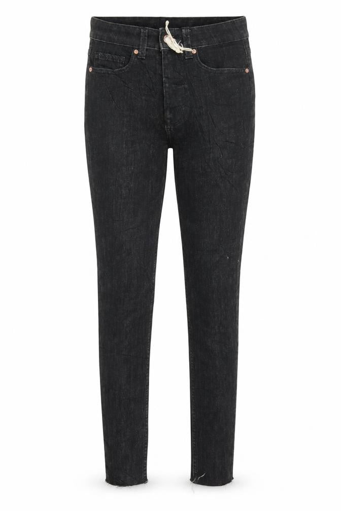 Marks and Spencer Womens Black Cotton Skinny Jeans Size 6 L29 in Regular Button