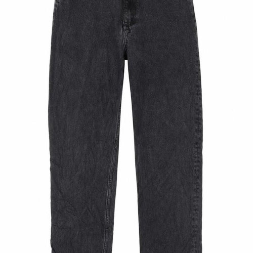 Monkl Womens Black Cotton Straight Jeans Size 28 in L30 in Regular Button