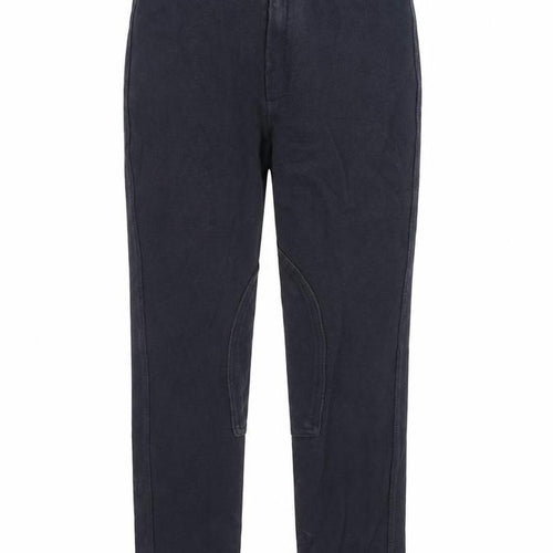 Saxon Girls Grey Cotton Jegging Trousers Size S Regular Zip