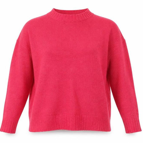 Marks and Spencer Womens Pink Round Neck Acrylic Pullover Jumper Size L