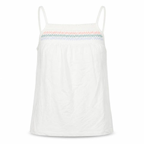 Marks and Spencer Womens White Cotton Camisole Tank Size 12 Square Neck