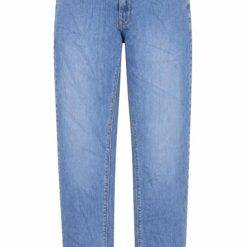 Marks and Spencer Womens Blue Cotton Skinny Jeans Size 30 in L31 in Slim Zip