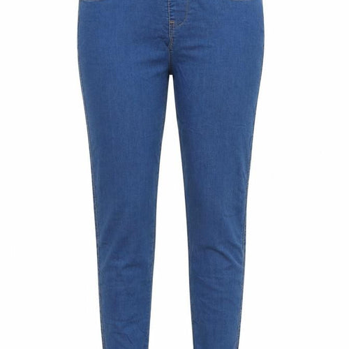Denim & Co. Womens Blue Polyester Jegging Leggings Size 8 L29 in