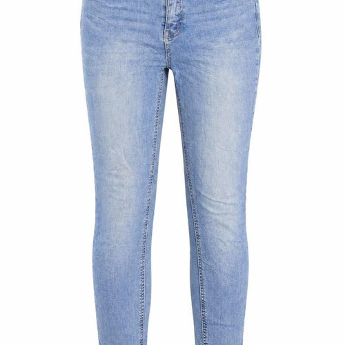 Dotti Womens Blue Cotton Skinny Jeans Size 8 L29 in Regular Zip
