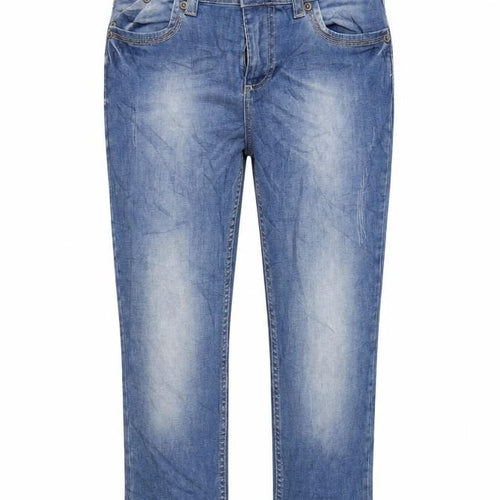 Indigo Womens Blue Cotton Cropped Jeans Size 32 in L21 in Regular Zip