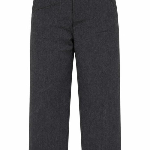 George Boys Grey Polyester Dress Pants Trousers Size 8-9 Years Regular Zip