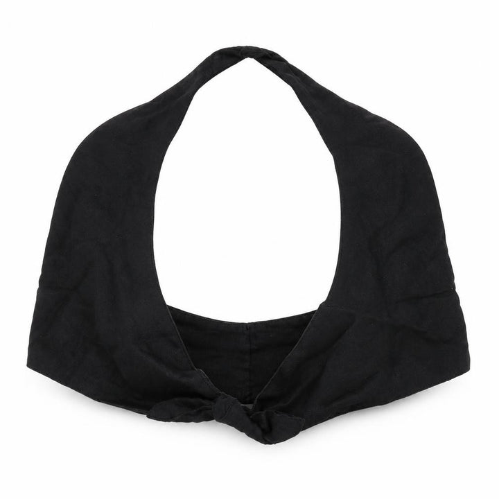 Zara Womens Black Linen Cropped Tank Size S Halter - Bralette