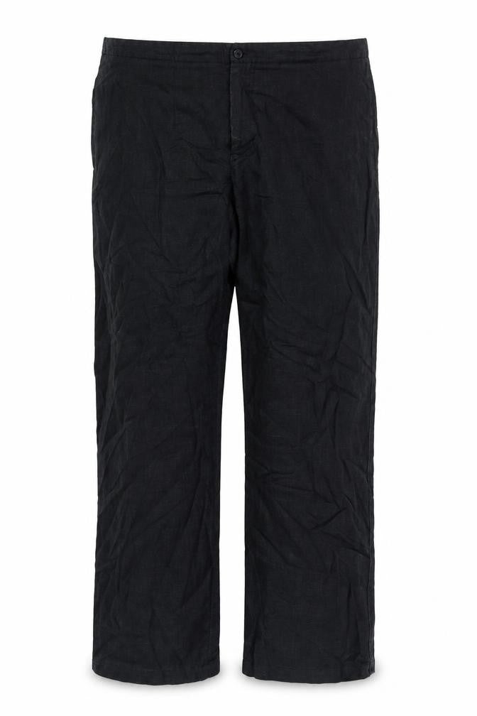 French Connection Womens Black Cotton Trousers Size 36 in L32 in Regular Zip