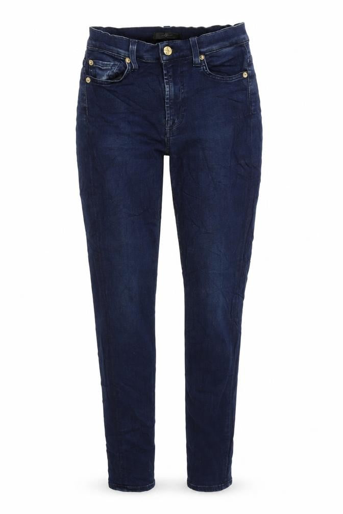 Preworn Womens Blue Cotton Skinny Jeans Size 26 in L29.5 in Regular Zip