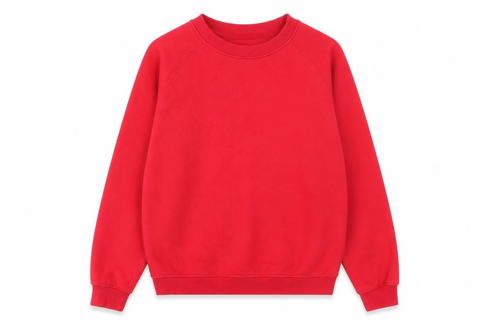 Front view of Trutex women’s pink cotton pullover sweatshirt size 2xs pullover